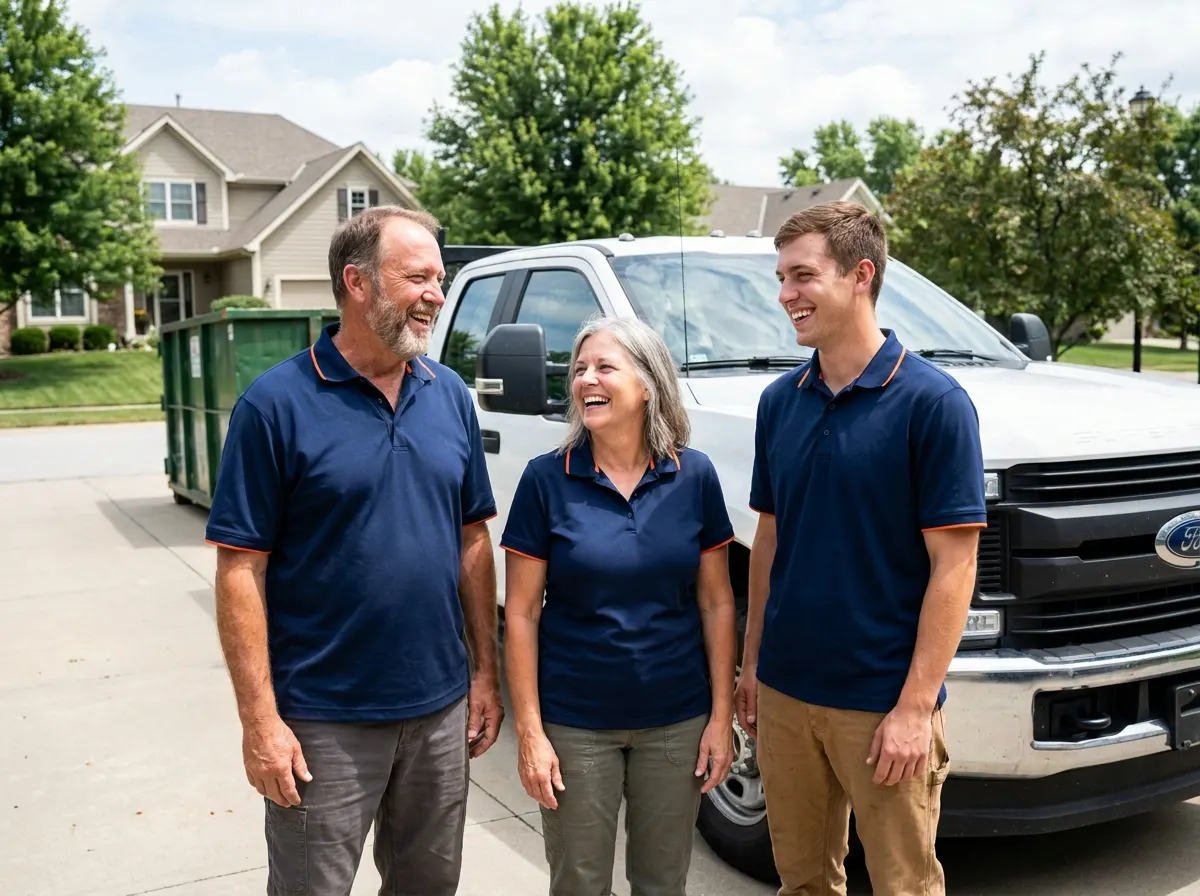 The Binkeeper Dumpster Rental team, dumpster rental in Olathe, KS